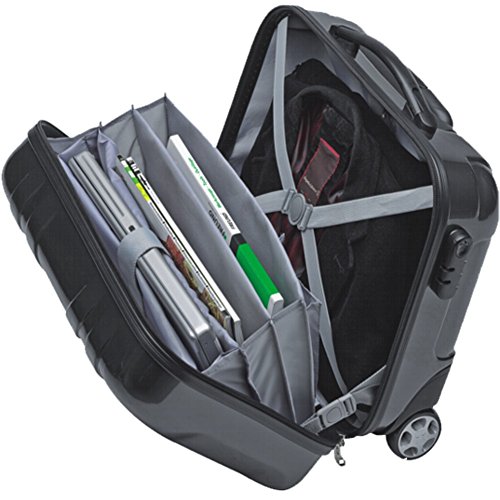 NOTEBOOKTROLLEY BUSINESSTROLLEY PILOTENTROLLEY mit Notebookfach POLYCARBONAT 39099 - 2
