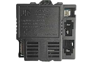 DAZZLEEX JR-RX-12V 6V Récepteur RC pour Voiture électrique pour Enfants JR1958-2S JR1738RX (JR-RX-6V)