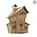 Produktbild damasu BS_RH13 / Bausatz-Räucherfiguren Bretterbude Bretterbude klein natur