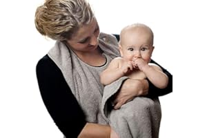 ACARYI 90 cm x 90 cm cotone pettinato bambino asciugamano da bagno con cappuccio grembiule asciugamano assorbente salviette per bambini