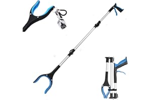 SGAONSN Pinzas Recoge Objetos Extra Largas 91cm, Pinzas Extensibles Personas Mayores, Palo con Imán Telescópico para Minusválidos y Ancianos, Pinza Recoger Basura y Fruta（1 Piezas