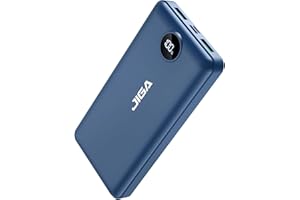 JIGA Power Bank 27,000mAh, QC 4.0 USB C 22.5W Fast Charging PD 20W Portable Charger, Battery Pack 3 Outputs High Capacity Compatible for Smartphones