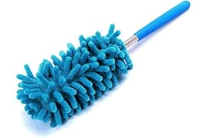 PARENCE.- Plumeau Microfibre Télescopique – Manche Extensible 25 à 75 cm | Tête Détachable Lavable | Attrape-Poussière pour Meubles, Aléatoire