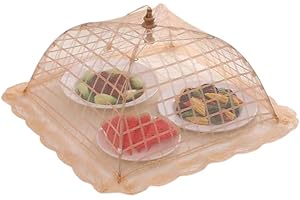 WUYUE HUA Ombrello per tenda a rete, riutilizzabile e pieghevole, per picnic, per uso esterno, con motivo a rete