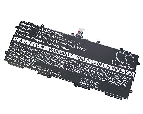 Akku 6800mAh (3.8V) für Tablet Pad Netbook Samsung Galaxy Tab 3 10.1, Galaxy Tab3 10.1, GT-P5200, GT-P5210, GT-P5213 wie AA1D625aS/7-B, T4500E - 2