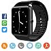 Produktbild Smartwatch Damen Herren-CatShin CS03 Sport Uhr Fitnessuhr Fitness Tracker Intelligente Armbanduhr Smart Watch mit Kamera Schrittzähler Schlaftracker Kompatibel mit Android/IOS(SCHWARZ)