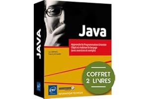 Java - Coffret de 2 livres - Apprendre la Programmation Orientée Objet et maîtriser le langage (avec exercices et corrigés)