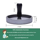 Niviy Hamburgerpresse Set Hamburger Form Burger Maker Antihaft Patty Schimmel, Ideal für Burger, Hamburger – Bild 3