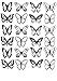 Produktbild BLACK & WHITE BUTTERFLIES M2 EDIBLE RICE / WAFER PAPER CUP CAKE TOPPERS BIRTHDAY PARTY WEDDING DECORATION B51 MEDIUM (24) by Butterflies