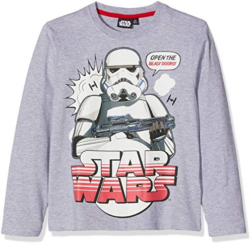 Star Wars 2012, Camiseta para Niños, Gris, 12 años