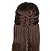 Hair Training Head Cosmetology Hairdressing, CoastaCloud Practice Training Hair Mannequin Manikin Dolls Head with Table Clamp