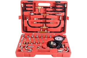 ‎LLCTOOLS Benzindruckprüfer 0-10 Bar Drucktester Kompression Messer KFZ Werkzeug