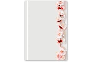 PAPER-MEDIA Papier à motif à lettres CERISIERS EN FLEURS 20 feuille de papier DIN A4