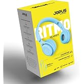 Jopus Ritmo Kulak &Uuml;st&uuml; Kablolu Kulaklık Katlanabilir JS-80 (Mavi)