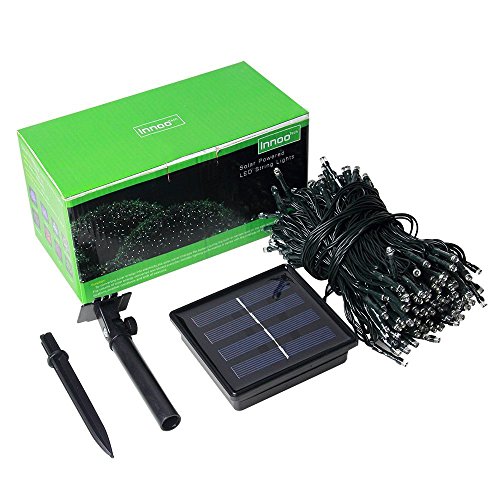 InnooTech 200er LED Solar Lichterkette Garten Außen Licht Warmweiß 20M, 8 Modi Dekorative Beleuchtung für Terrasse, Party, Hochzeit, Camping, Weihnachten, Hof usw - 7