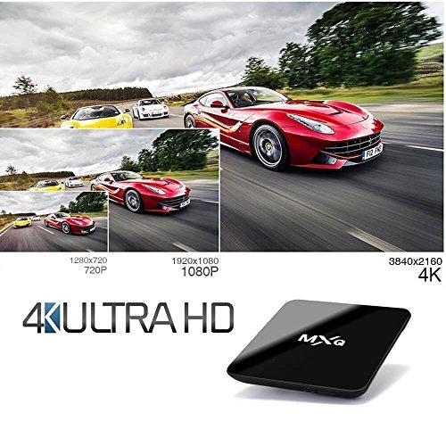 Tonbux® MXQ Pro Android 6,0 Kodi TV Box mit Amlogic S905X Quad core Full Loaded KODI 16,1 (XMBC) mit Add-Ons 4K*2K Streaming Media Player + i8 Bluetooth mini Tastatur - 3