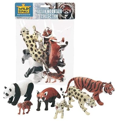 Wild Republic - 53551 - Sachet Plastique - Figurines - Ensemble de Jeu Asiatique - 6 Pièces