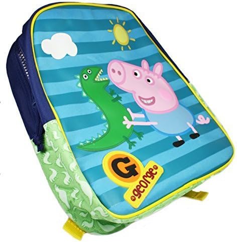Peppa Pig Children's Backpack; GEORGE and Dinosaur Rucksack by Accadamia