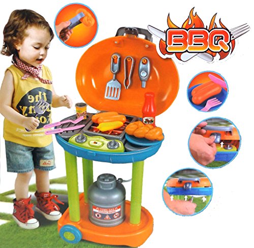 Preisvergleich Produktbild Brigamo 62022 - Spielzeug Grill Gasgrill Kindergrill mit Licht und Sound