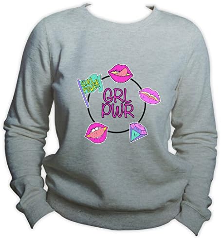 Grl Pwr Sweatshirt Girl Power Sweater Feminist Feminism Patches Hipster Festival Outfit