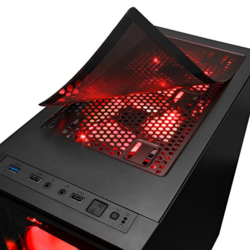 Mars Gaming MC7 - Caja de Ordenador Gaming  semitorre  ATX  Incluye 3 Ventiladores Frontales RGB 120mm  VGA hasta 341mm  Cristal Templado  Apta para Refrigeraci  n L  quida   Negro
