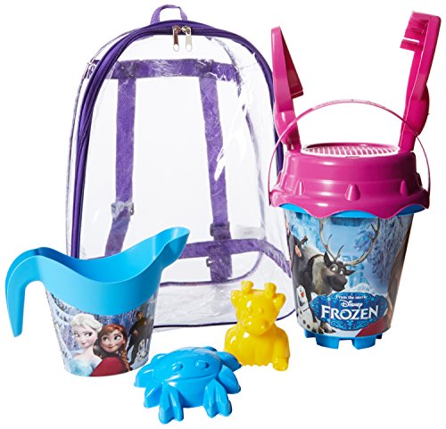 Mondo Toys 314035-28261 - Mochila cubo castillo, modelo Frozen, juguete para playa, multicolor
