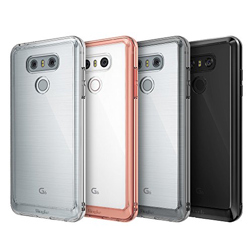 Ringke Funda LG G6   G6 Plus  Fusion  Protector de TPU con Parte Posterior Transparente de PC  Protecci  n contra ca  das  Carcasa Protectora biselada - Transparente Clear