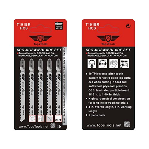 25 x topstools Stichsägeblatt T101BR Stichsägeblätter T111 C Stichsägeblatt T144D gemischt Stichsägeblätter für Bosch, Dewalt, Makita, Milwaukee und viele mehr - 3