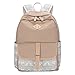 Produktbild Panegy Damen Mädchen Mode Schulrucksack Blumen Druck Canvas Schultasche Leinwand Laptop Reisen einfach Rucksack für Freizeit Camping Picknick Außflug Sports Backpack - Khaki