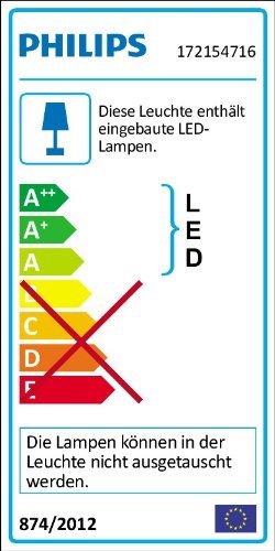 Philips myGarden LED Wandaussenleuchte Sligo, Edelstahl, Gartenbeleuchtung 172154716 - 2