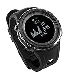 Best DE Sportuhr mit Tide, Barometer und Höhenmesser Funktionen Smart Wasserdichte Angeln und Sportuhr mit 12 wesentlichen Outdoor-Funktionen von Express Panda