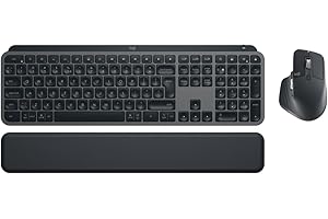 ‎LOGITECH Logitech MX Keys S Combo: MX Master 3S, MX Keys S & MX Palm Rest - Graphit, US QWERTY-Layout