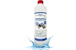 PandaCleaner Isopropanol/Rengöringsalkohol - 1000 ml - Rengöringsvätska för hushåll, hantverk och industri - med doseringsanordning