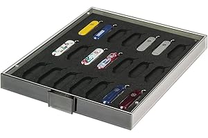 LINDNER DAS ORIGINAL LINDNER Box de Collection/présensation pour 21 Couteaux de Poche Suisse modèles VICTORINOX* 'Classic', Longueur 58 mm (Couteau fermé)