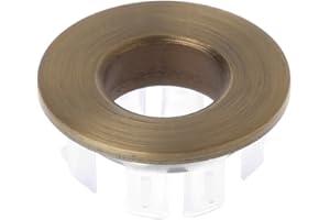 JOYKK Bathroom Basin Faucet Sink Overflow Cover Brass Six-foot Ring Insert Replacement - Bronze