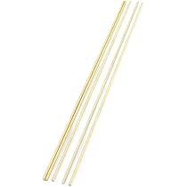 Tige Laiton Ronde 12 Mm X 200 Mm - Barre Laiton Solide Pour Bricolage, Modélisme, Plomberie