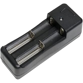 Electronic Spices Li-ion Battery Universal Charger Dual 3.7V Battery (18650 Battery Charger)