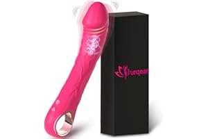 JURQEAR Vibradorador Mujer Juguetes Eroticos Dildo Realista Vibrador con 10 Modos Vibradores Consoladores.. para Mujer con Vibración mujer Vibradorador Succionador Clítoris Juguete Sexualmujer
