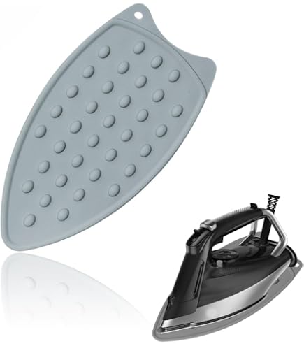 Tappetino In Silicone Per Appoggiare Il Ferro Da Stiro - Resistente Al Calore, Antiscivolo E Salvapiano - Include Anche Telo Isolante Per Stiro - Foto 9