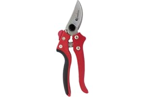 KAMIKAZE PERFORMANCE IN YOUR HANDS Kamikaze KM19 Forbici da potatura a una mano, colore: rosso e grigio