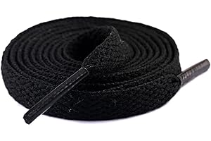 HQ-CLOUD Lacets Chaussures de Sport Plats et Larges 120 x 0.8 cm - Couleur Au choix