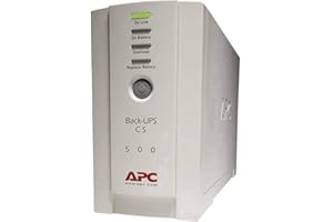 APC by Schneider Electric BK500EI Back-UPS Uninterruptible Power Supply 500VA (4 Outlets IEC, Surge protected)