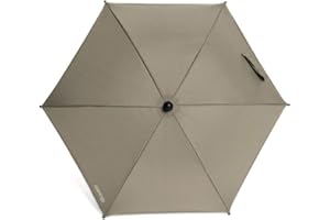 Mamas & Papas Universal Parasol, UPF 50+ Fabric, Easy Fit Clamp and Adjustable, Flexible Arm for Pram/Pushchair/Buggy, Cashmere