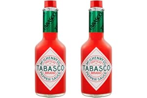 TABASCO® Brand Original Red Pepper Sauce 2 x 350ml - L'option la moins chère dans Amazon! / La sauce TABASCO® rouge : confectionnée à partir de trois ingrédients. 100% naturels