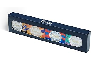 La Corvette – Coffret 4 Savons de Provence 100g – Parfums Méditerranéens – Huiles 100% Végétales – Hygiène Mains et Corps