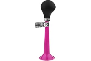 AUSLA Klaxon de Clairon, Klaxon de Clown Rétro, Klaxon de Vélo pour Enfants, Haut-parleur Torsadé en Métal Classique, Sirène, Klaxon à Air D'escargot avec Ampoule à Presser pour Véhicules, Vélos, Voiturette