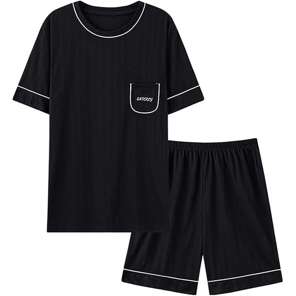 Mens Piece Pajama Set Mens Pajama Set Summer Cooling Pjs Button