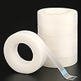 G2PLUS 6 Rolls Micropore Adhesive Surgical Tape, 1/2 Inch PE Medical Tape, White Eyelash Extension Tape -10 Yards Each Roll