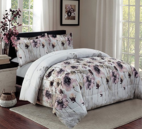 3 Teilig XL Moderne Doppelbett Bettgarnitur 230x250cm Tagesdecke mit Kissenbezug Bettüberwurf Bett Decke + Kissenbezüge Patchwork + Kissen-Bezug 3 Teile SET