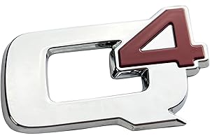 GZZHENGYE Scritta 3D baule in metallo Stelvio Q4 logo base nero, Compatibile con Alfa Romeo Stemma adesivo scritta portellone sportivo Stelvio Stelvio accessori Stelvio (Q4 Argento)